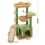 Arbre à chat avec panier suspendu Miwou