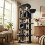 arbre à chat à étage et panier Miwou