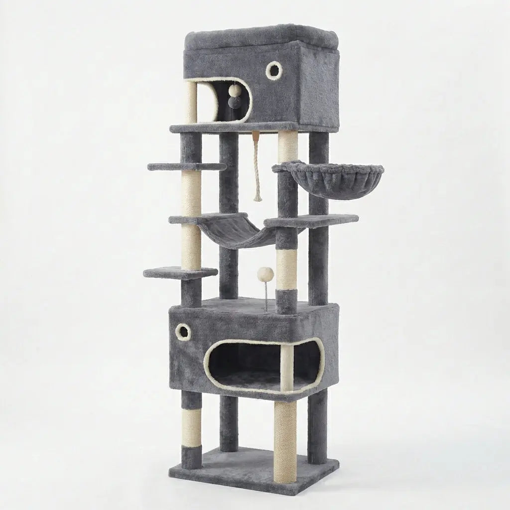 Arbre à chat moderne multi-niveaux Miwou