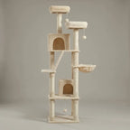 arbre à chat à plusieurs niveaux et perchoirs Miwou