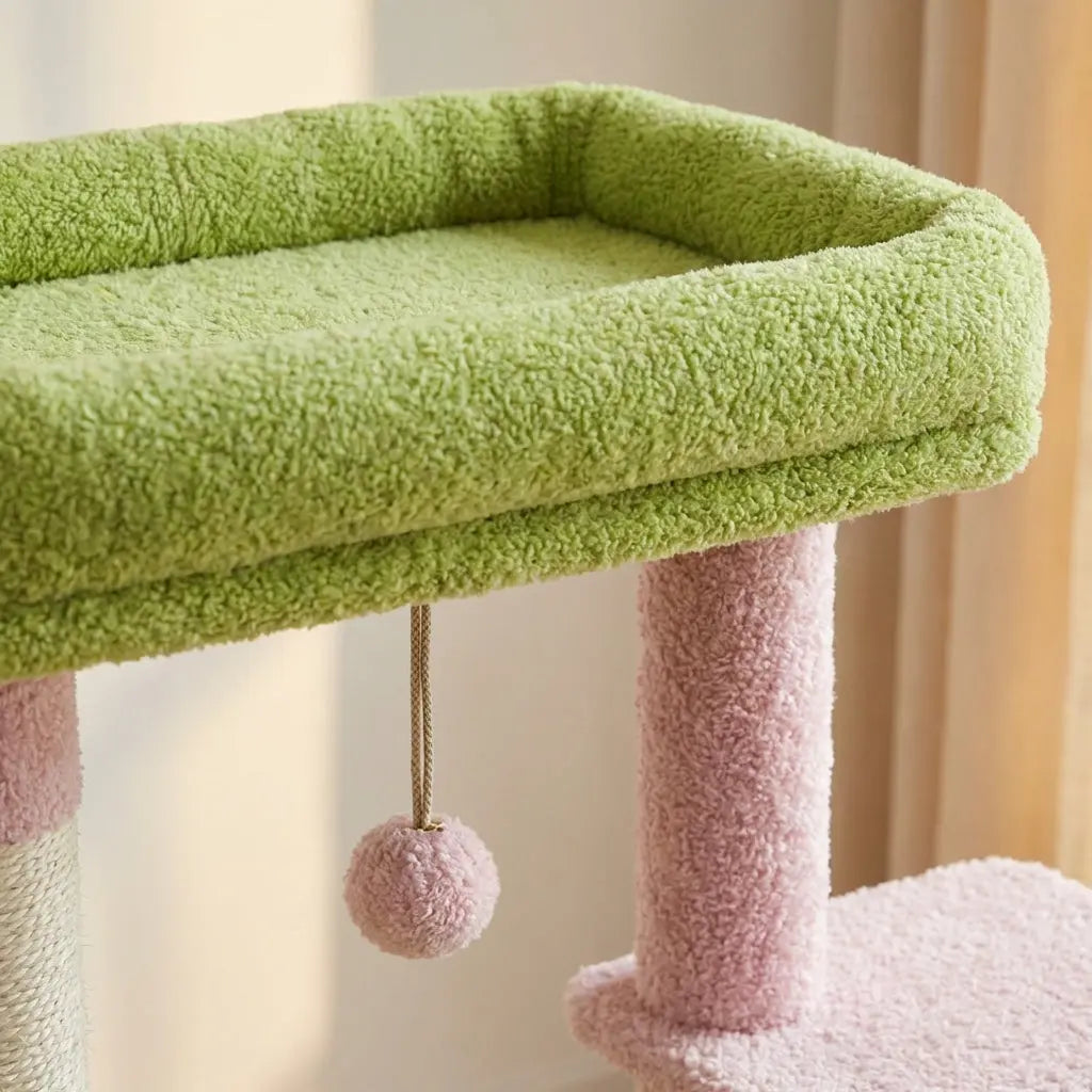 Arbre à chat avec hamac et échelle à gratter Miwou