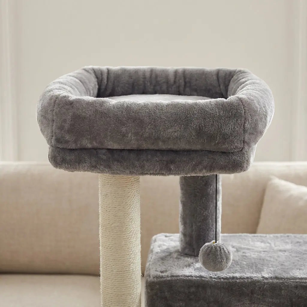 Arbre à chat un étage plus panier Miwou