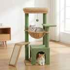 Arbre à chat avec hamac et panier Miwou